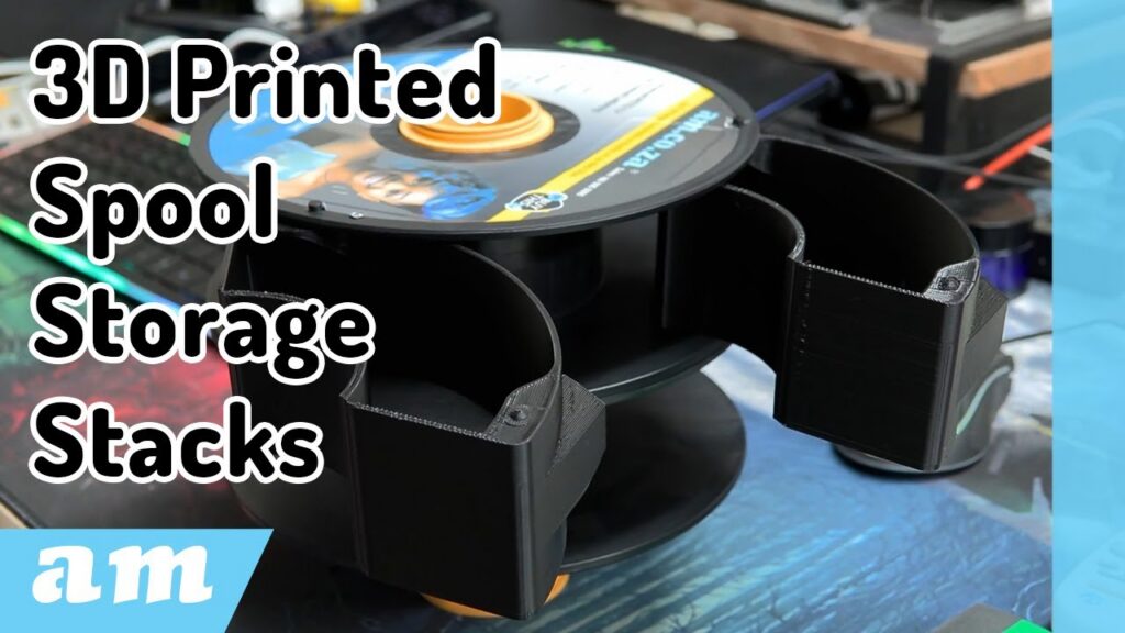 3D Printed Spool Storage Stacks
