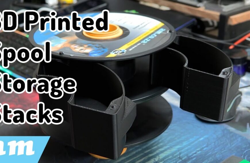 3D Printed Spool Storage Stacks
