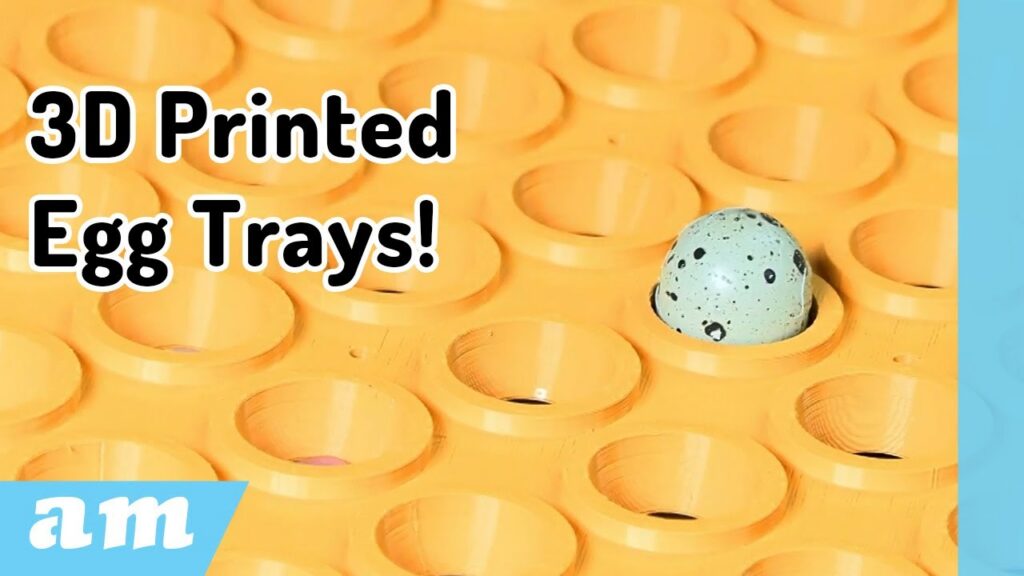 A Custom 3D Printed Tray for Quail Eggs